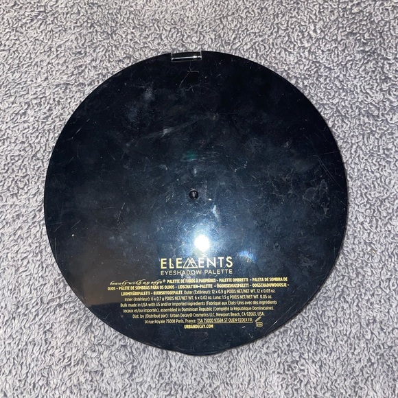 Urban decay elements pallet